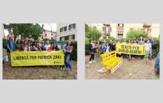 il gruppo di AIPD Potenza all'evento "Il giardino dei diritti"