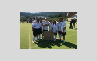 la squadra di AIPD Potenza, campioni italiani di parahockey su prato 2021