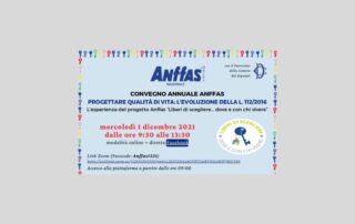 locandina convegno Anffas 1 dicembre 21
