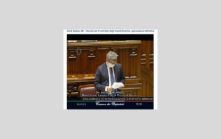 Il ministro del Lavoro Orlando alla Camera dei Deputati