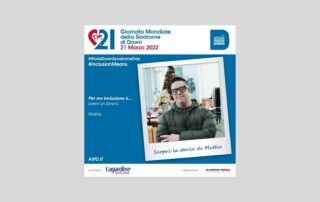 Giornata Mondiale Sindrome di Down 2022, Mattia con Lagardere