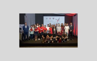 I volontari di AIPD Trentino alla cerimonia di consegna del premio "Prestazione d’eccellenza-Glanzleistung"