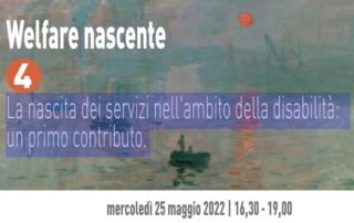 locandina webinar Welfare nascente, 25 maggio 2022