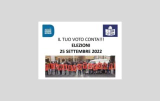 Copertina guida "Il tuo voto conta!!! Elezioni 25 settembre 2022