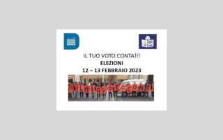 copertina della guida al voto AIPD "Il tuo voto conta!!! Elezioni 12-13 febbraio 2023"