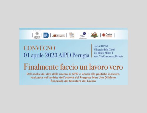 Non uno di meno, AIPD Perugia presenta i dati della ricerca, sabato 1° aprile 2023