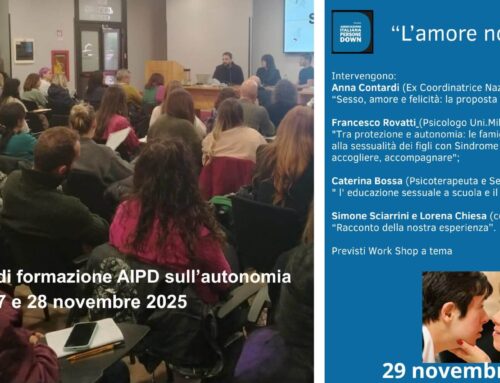 27 e 28 novembre, 2° seminario di formazione AIPD 2025 sull’autonomia. A seguire il 29 una giornata dedicata alla sessualità e affettività. Iscrizioni aperte fino al 14 novembre