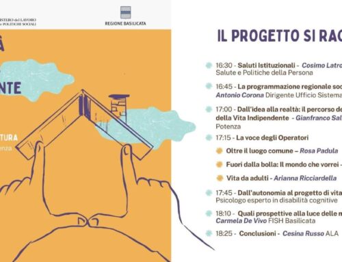 Università della vita indipendente, AIPD Potenza presenta l’evento conclusivo