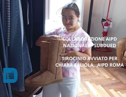 Tirocinio avviato per Chiara Saliola, di AIPD Roma, nell’ambito della collaborazione di AIPD Nazionale con Subdued